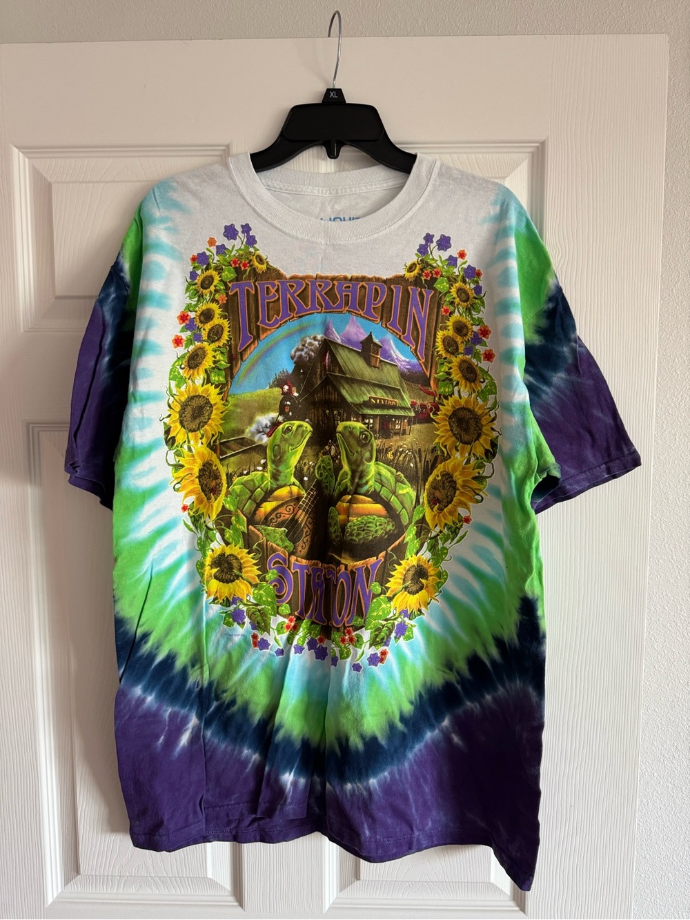 Grateful Dead Liquid Blue Terrapin Station Tie Dye T